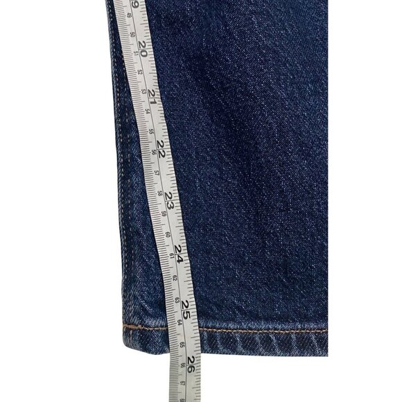 AE Super High rise Ankle Straight Jeans women’s 00 short dark wash - Picture 11 of 11
